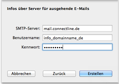 Apple Mail einrichten 2